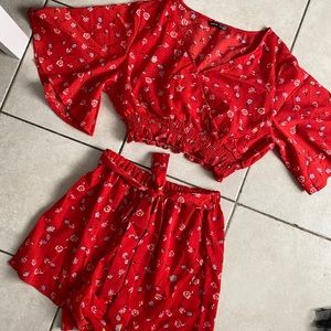 Floral matching set